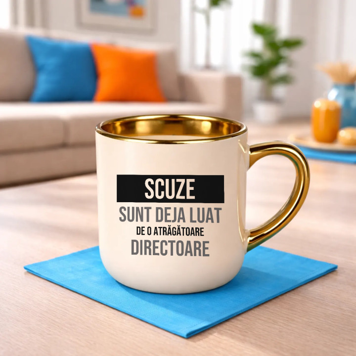 Scuze, sunt deja luat de o atrăgătoare directoare - cană elegantă cadou