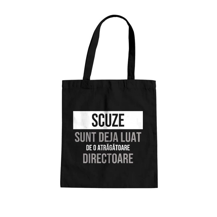 Scuze, sunt deja luat de o atrăgătoare directoare - sacoșă cadou
