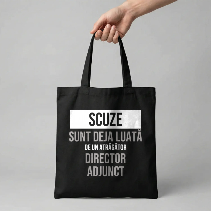 Scuze, sunt deja luată de un atrăgător director adjunct - sacoșă cadou