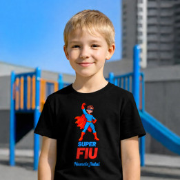 Super fiu cu nume - supererou - tricou pentru copii personalizat