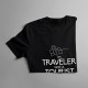 I'm traveler, not a tourist - T-shirt pentru bărbați