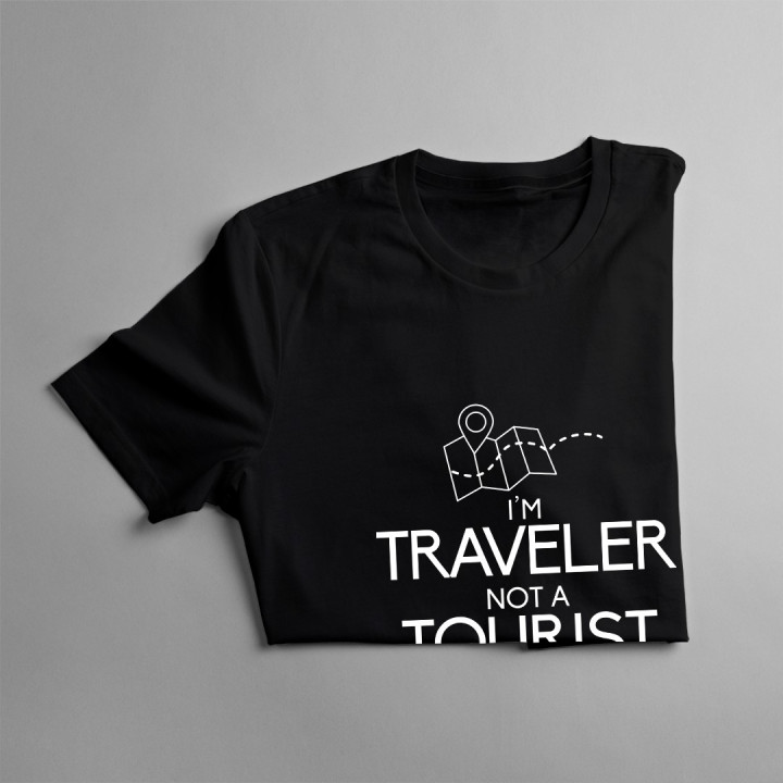 I'm traveler, not a tourist - T-shirt pentru bărbați