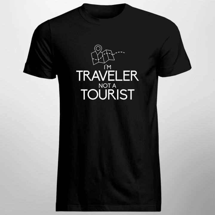 I'm traveler, not a tourist - T-shirt pentru bărbați