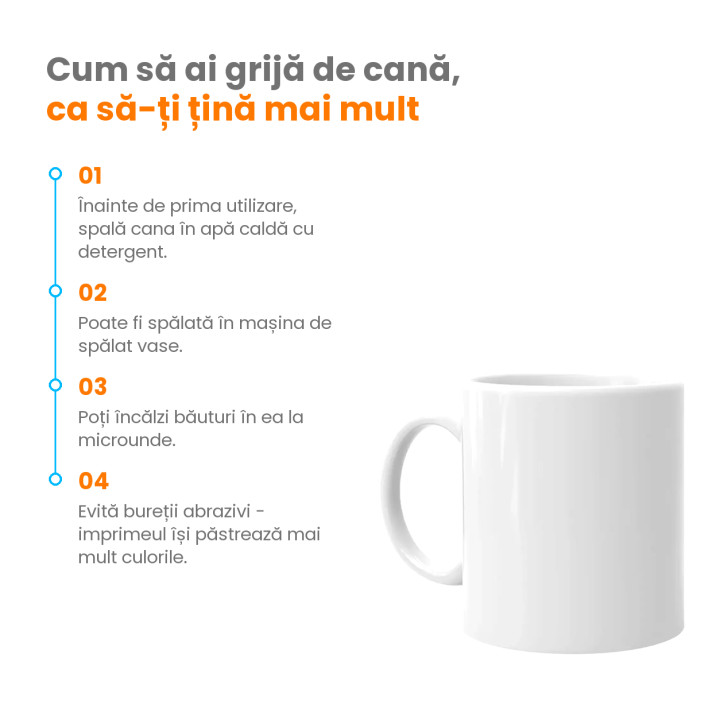 N-am timp, sirena urlă - cană cadou pentru pompieri