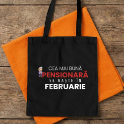 Cea mai bună pensionară se naște în februarie - sacoșă cadou