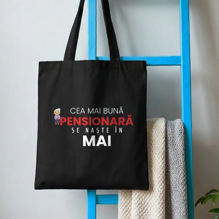 Cea mai bună pensionară se naște în mai - sacoșă cadou
