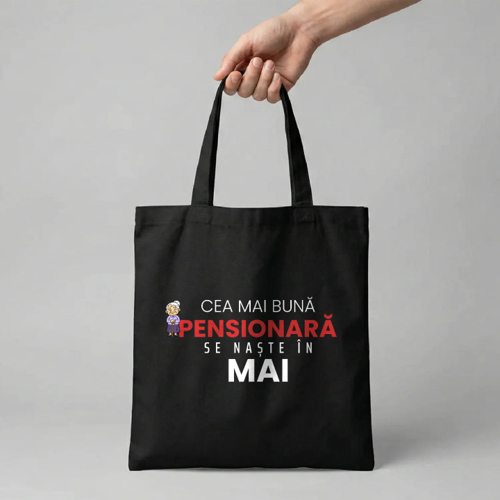 Cea mai bună pensionară se naște în mai - sacoșă cadou
