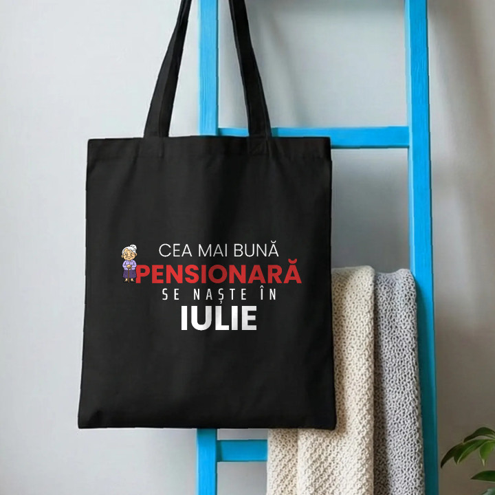 Cea mai bună pensionară se naște în iulie - sacoșă cadou