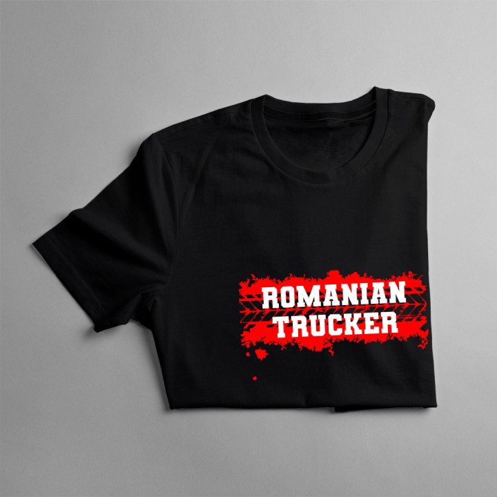 Romanian trucker - T-shirt pentru bărbați cu imprimeu