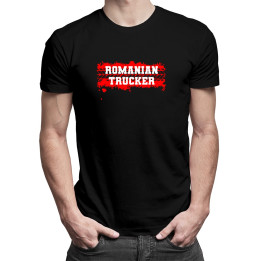 Romanian trucker - T-shirt pentru bărbați cu imprimeu
