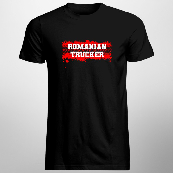 Romanian trucker - T-shirt pentru bărbați cu imprimeu