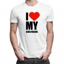 I love my girlfriend - t-shirt pentru bărbați