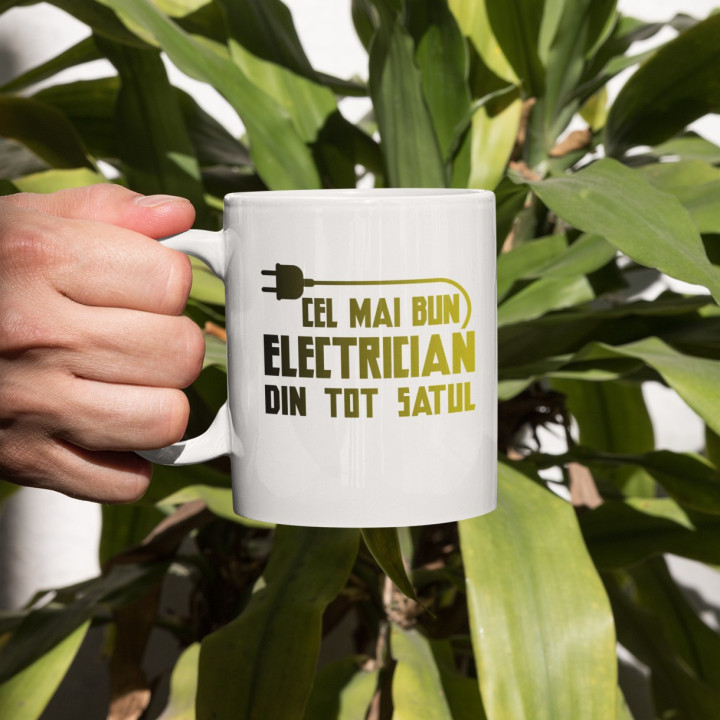 Cel mai bun electrician din tot satul - cană