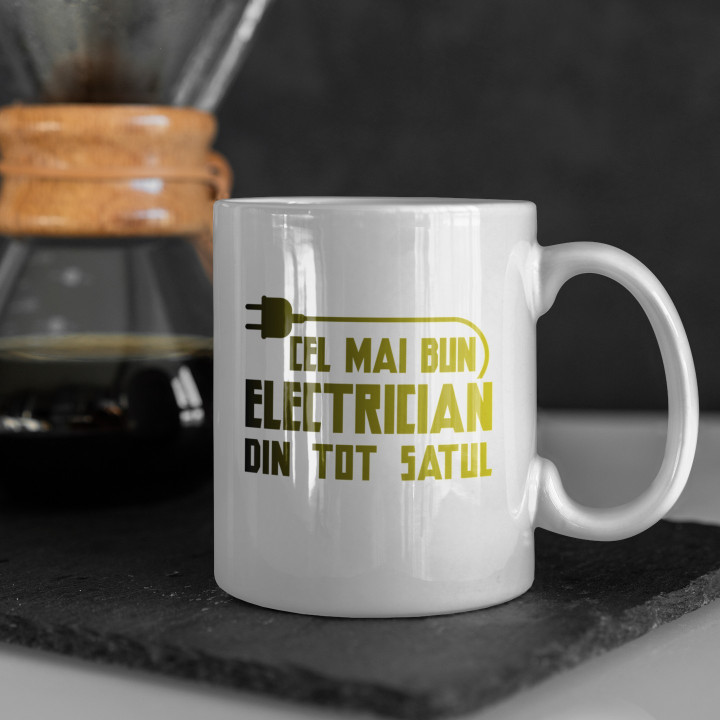 Cel mai bun electrician din tot satul - cană