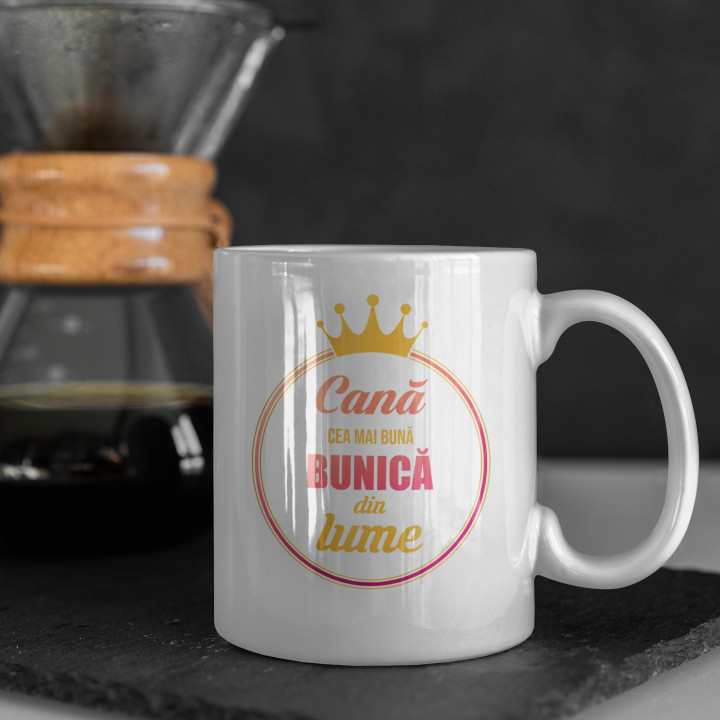 Cană cea mai bună bunică din lume - cană