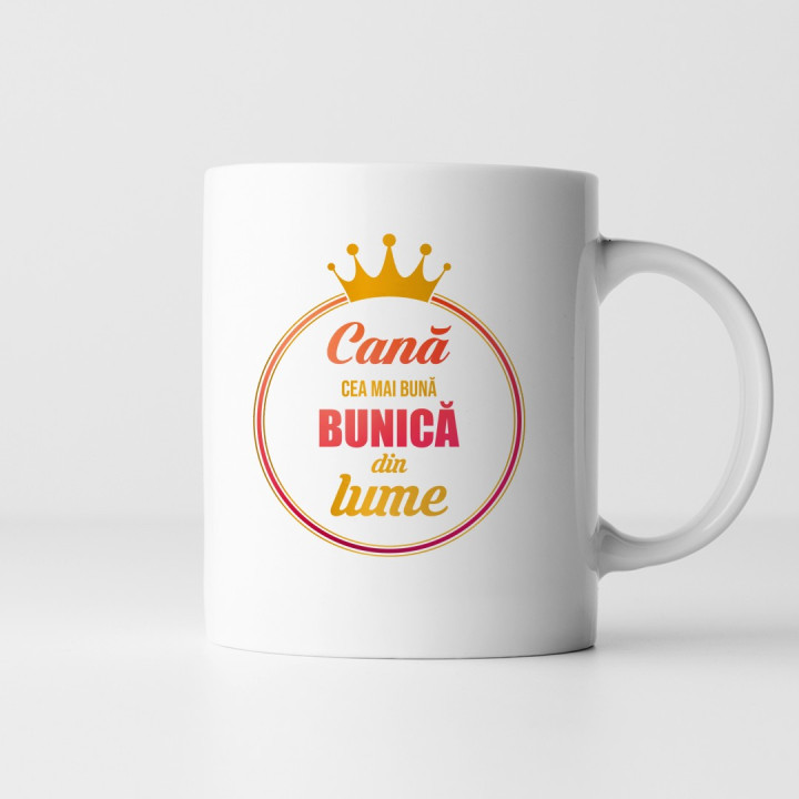 Cană cea mai bună bunică din lume - cană