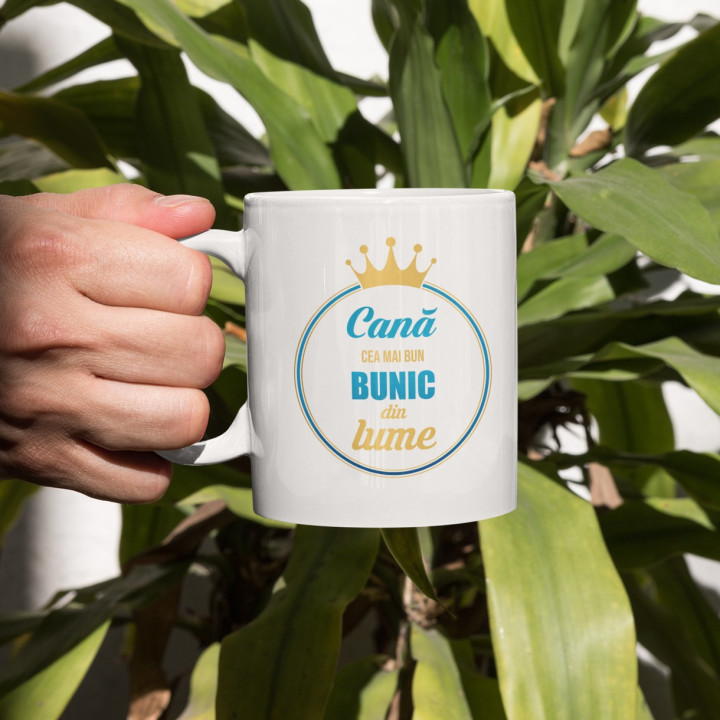 Cană cel mai bun bunic din lume - cană