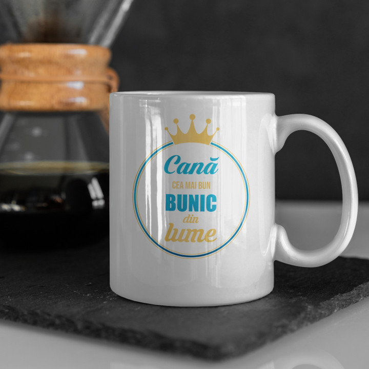 Cană cel mai bun bunic din lume - cană