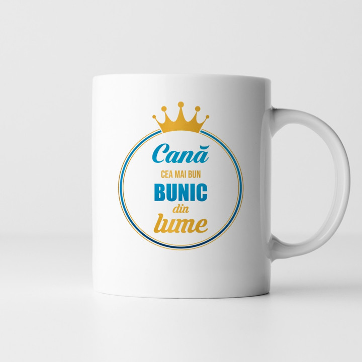 Cană cel mai bun bunic din lume - cană
