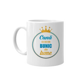 Cană cel mai bun bunic din lume - cană