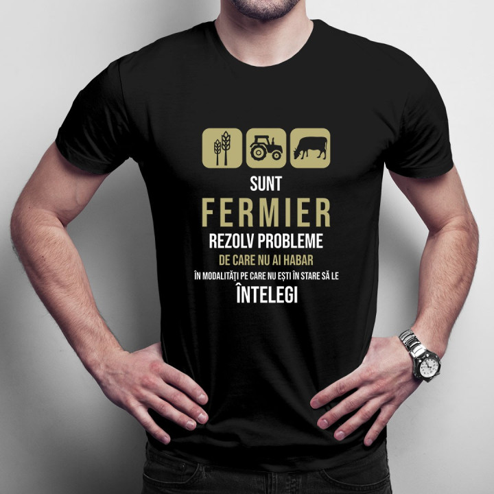 Sunt fermier - T-shirt pentru bărbați cu imprimeu