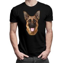 Shepard dog - T-shirt pentru bărbați cu imprimeu