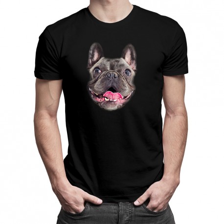 Buldog v1 - T-shirt pentru bărbați cu imprimeu