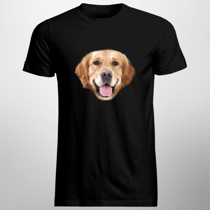 Golden retriever - T-shirt pentru bărbați cu imprimeu