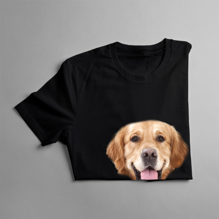 Golden retriever - T-shirt pentru bărbați cu imprimeu
