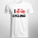 I love cycling - T-shirt pentru bărbați