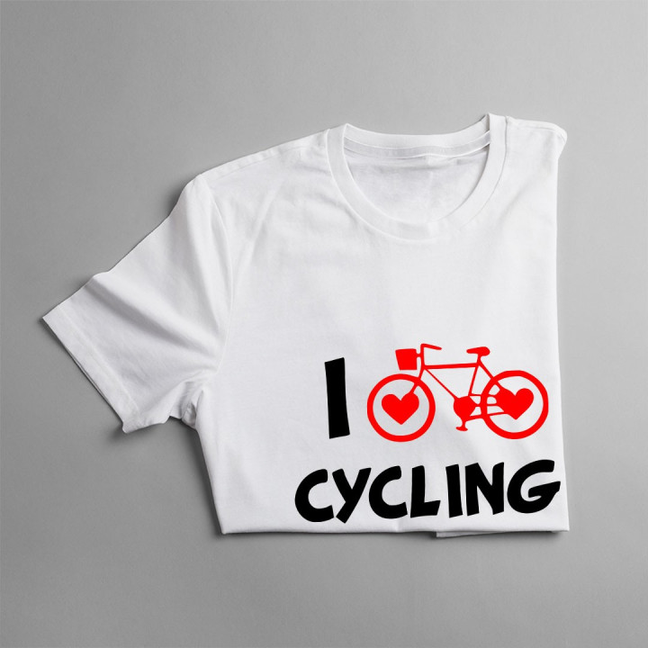 I love cycling - T-shirt pentru bărbați
