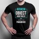 Atenție - obiect monitorizat de un paramedic atractiv - T-shirt pentru bărbați