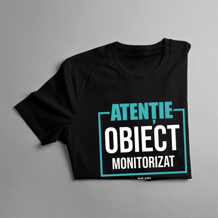 Atenție - obiect monitorizat de un paramedic atractiv - T-shirt pentru bărbați