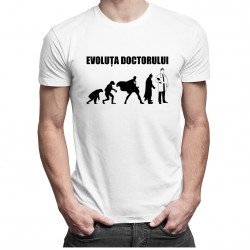 Evoluța doctorului - tricou pentru bărbați
