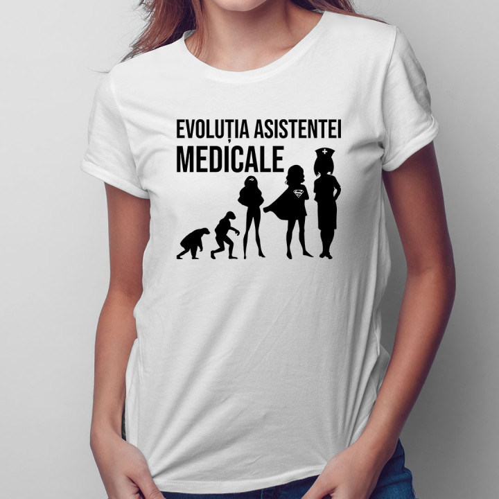 Evoluția asistentei medicale - T-shirt pentru femei