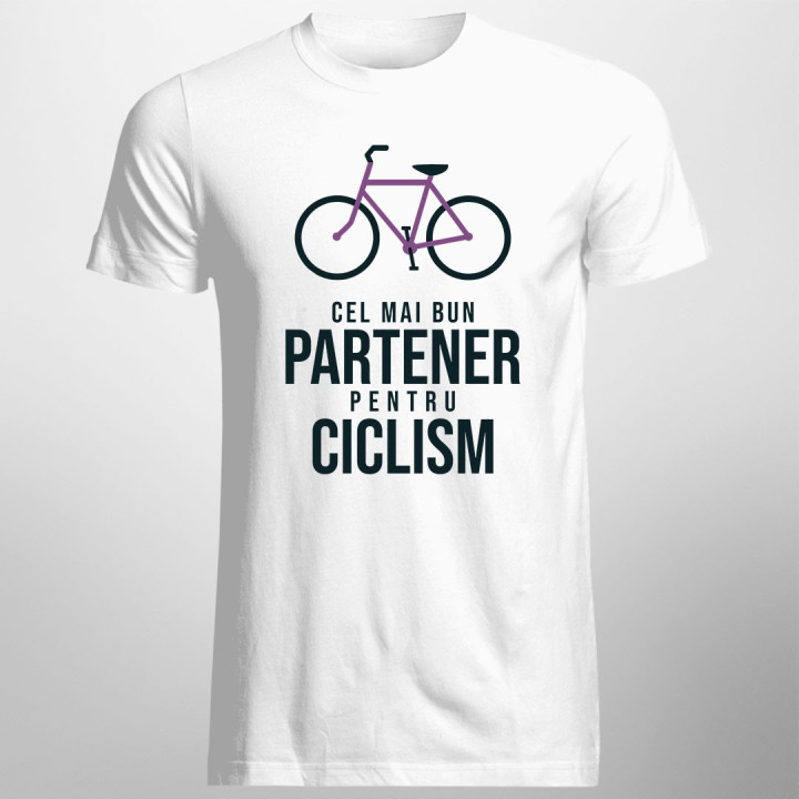 Cel mai bun partener pentru ciclism - T-shirt pentru bărbați