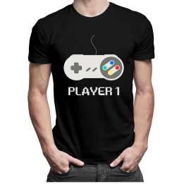 Player 1 v1- T-shirt pentru bărbați