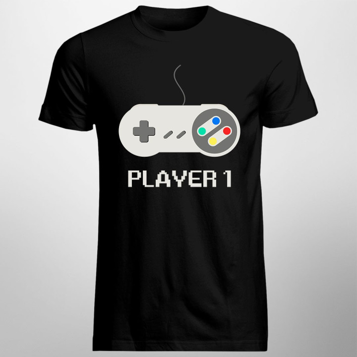 Player 1 v1- T-shirt pentru bărbați