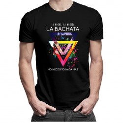 La noche La musica La BACHATA - T-shirt pentru bărbați cu imprimeu