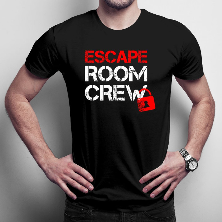 Escape room crew - T-shirt pentru bărbați cu imprimeu