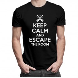 Keep calm and escape the room - T-shirt pentru bărbați cu imprimeu