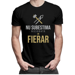 Nu subestima niciodată un fierar - T-shirt pentru bărbați