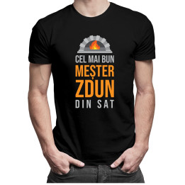 Cel mai bun meșter sobar din sat - T-shirt pentru bărbați
