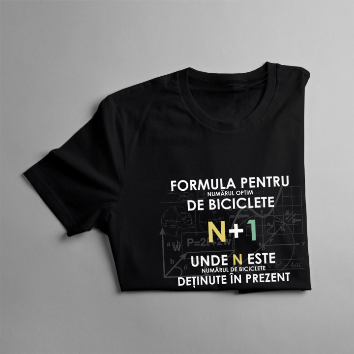 Formula pentru numărul optim de biciclete v.2 - T-shirt pentru bărbați