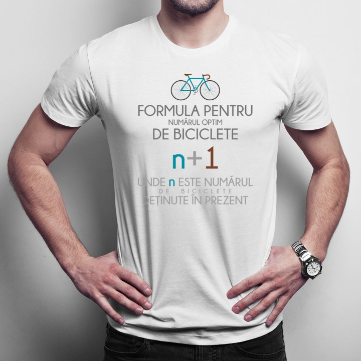 Formula pentru numărul optim de biciclete - T-shirt pentru bărbați
