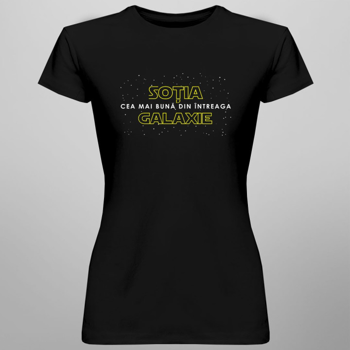 Soția - cea mai bună din întreaga galaxie - T-shirt pentru femei