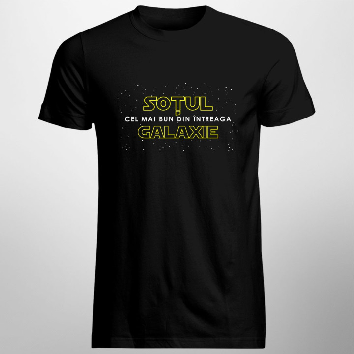 Soțul - cel mai bun din întreaga galaxie - t-shirt pentru bărbați