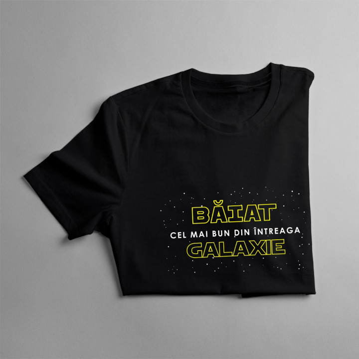 Băiat - cel mai bun din întreaga galaxie - t-shirt pentru bărbați
