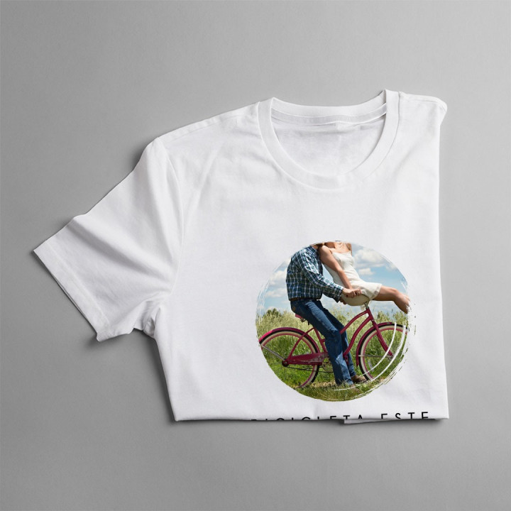 Bicicleta este terapia noastră maritală - T-shirt pentru bărbați