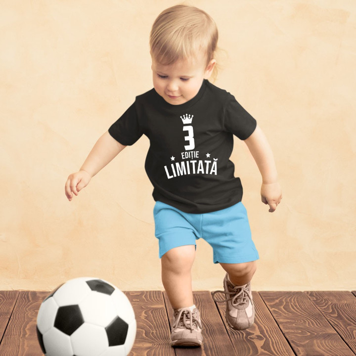 3 ani Ediție Limitată - Tricou pentru copii - un cadou de ziua ta
